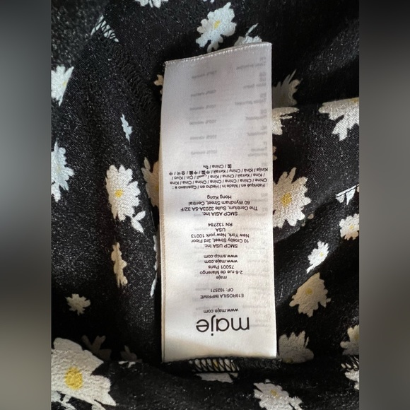 Maje dress , long sleeve dress, floral print - Picture 8 of 8